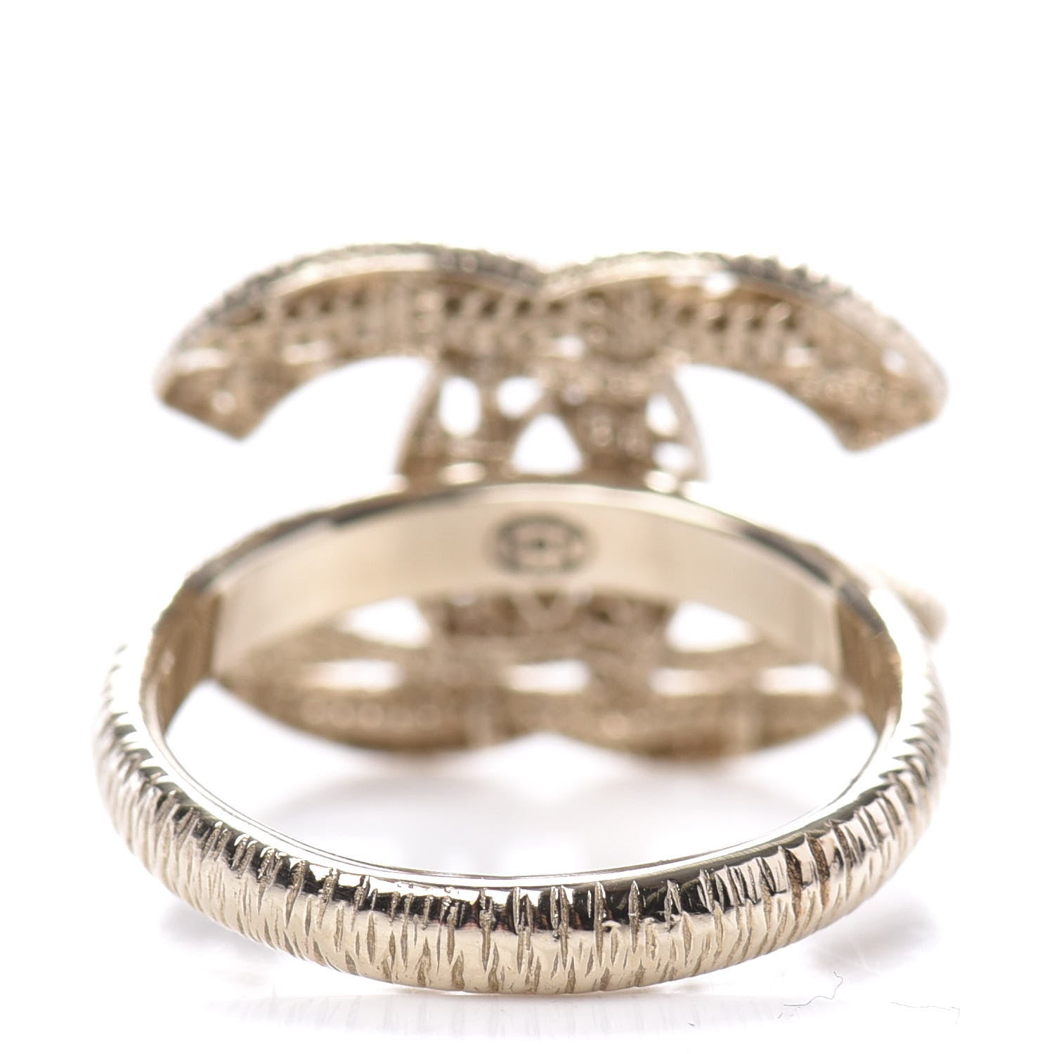 Chanel CC Logo Ring 6 Gold 3 of 4