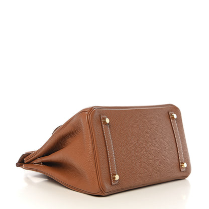 Hermes Togo Birkin 30 Gold 3 of 10