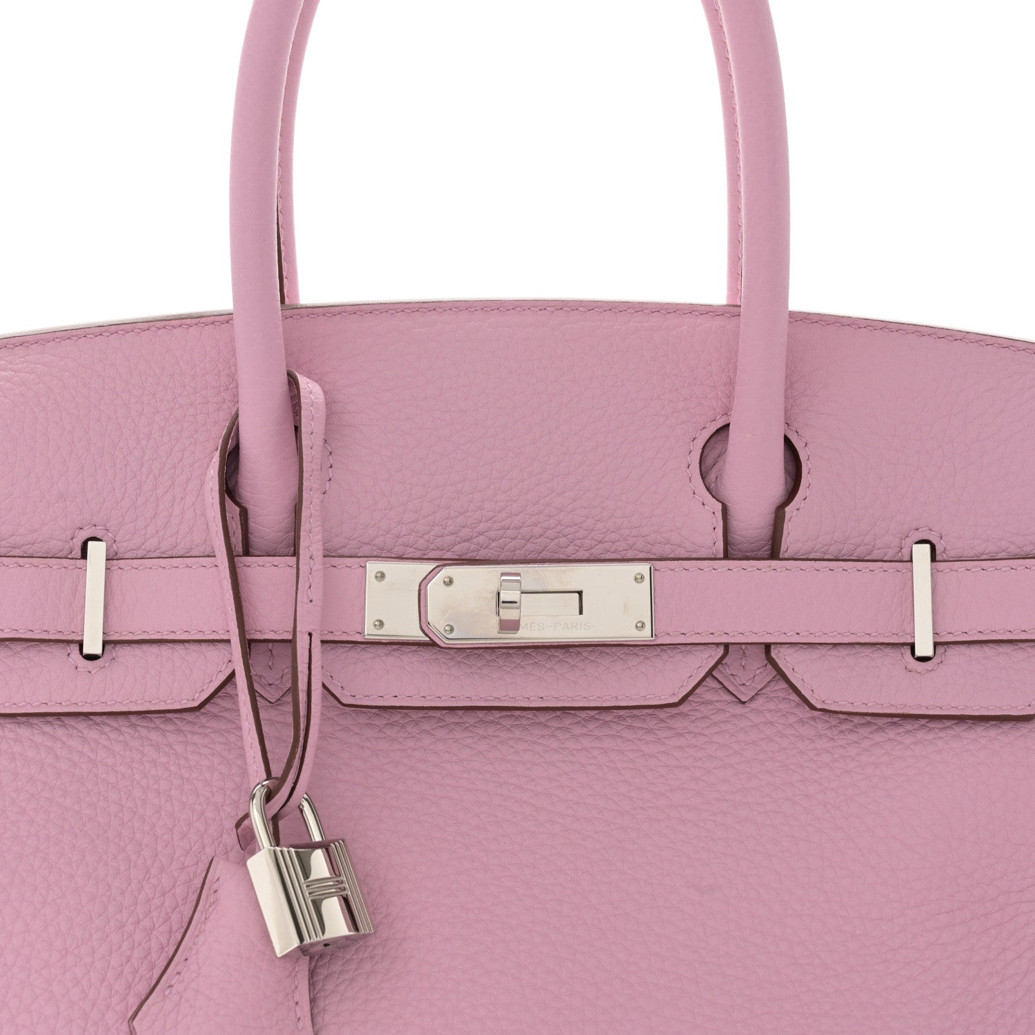 Hermes Taurillon Clemence Birkin 30 Mauve Sylvestre 8 of 12