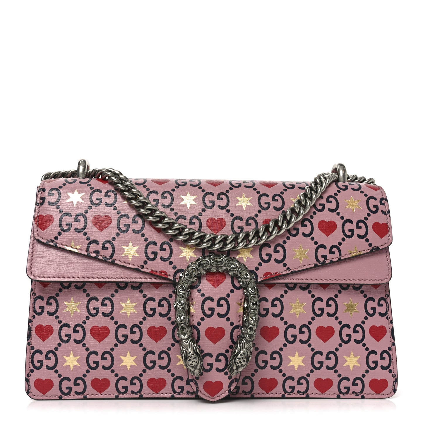 Calfskin Valentine's Day Exclusive Small Dionysus Bag Pink