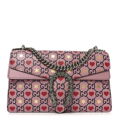 Gucci Calfskin Valentine's Day Exclusive Small Dionysus Bag Pink 1 of 12