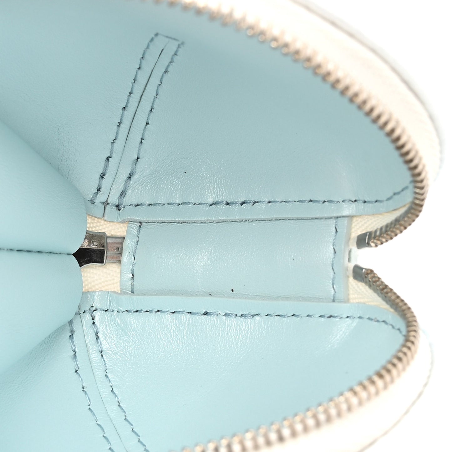 Cowhide By The Pool Shell Coin Purse Shaded Blue