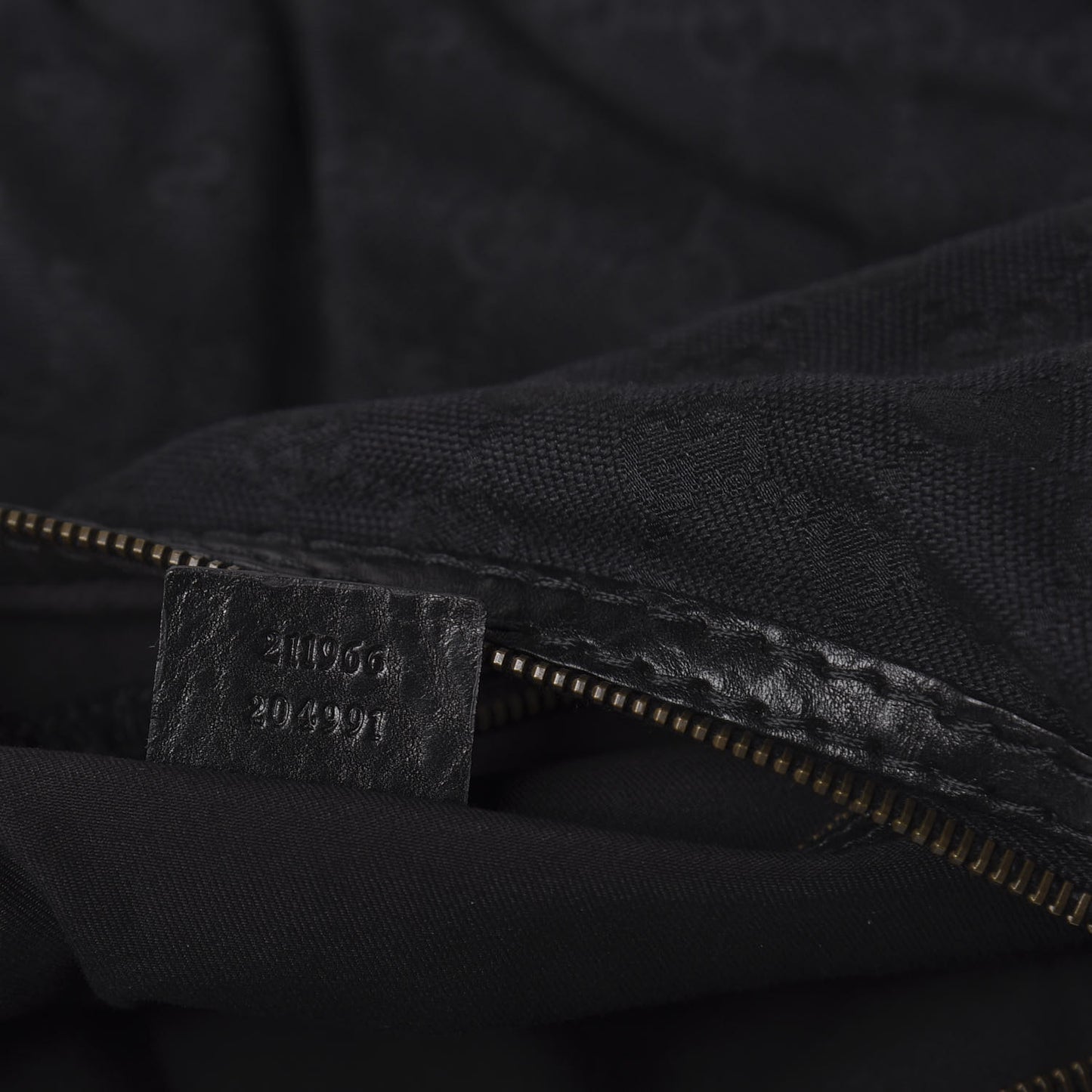 Monogram Medium Jockey Hobo Black