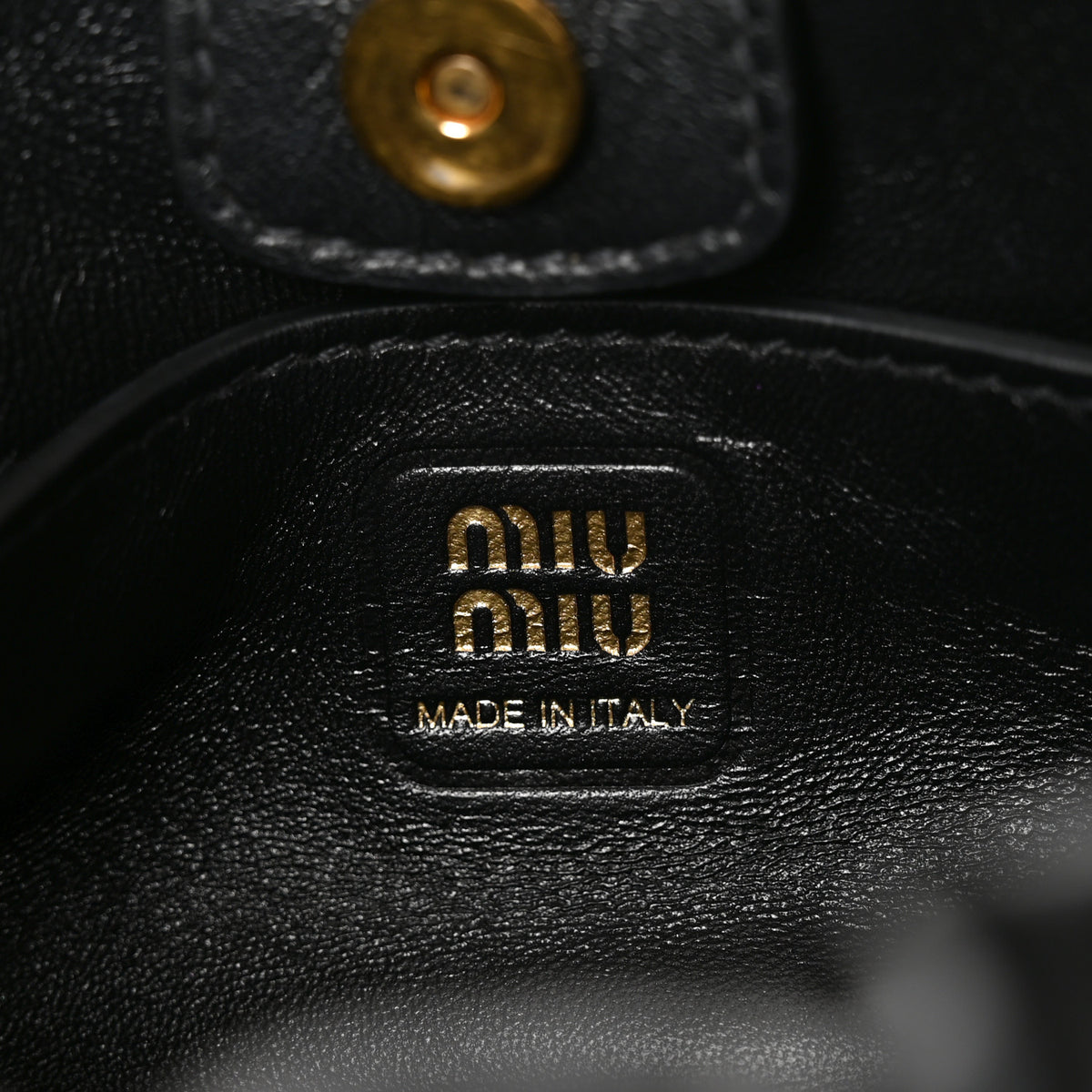 Miu Miu Nappa Mini Joie Shoulder Bag Black 6 of 9