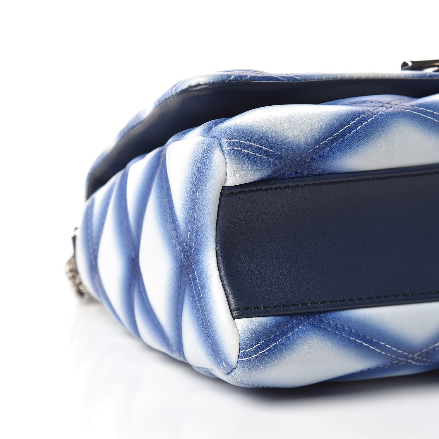 Louis Vuitton Lambskin Malletage Contraste GO-14 PM Blue 7 of 9