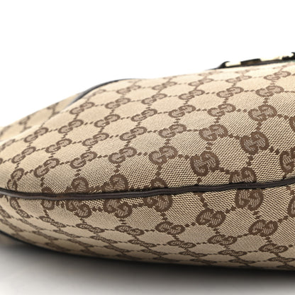 Gucci Monogram Web GG Reins Hobo Brown 9 of 16