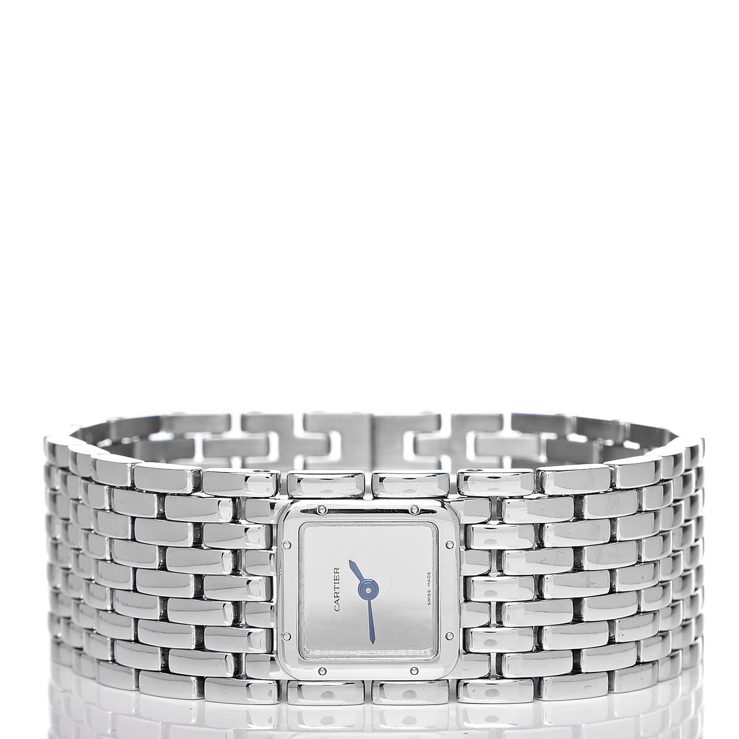 Stainless Steel 21mm Panthere Ruban Quartz Watch