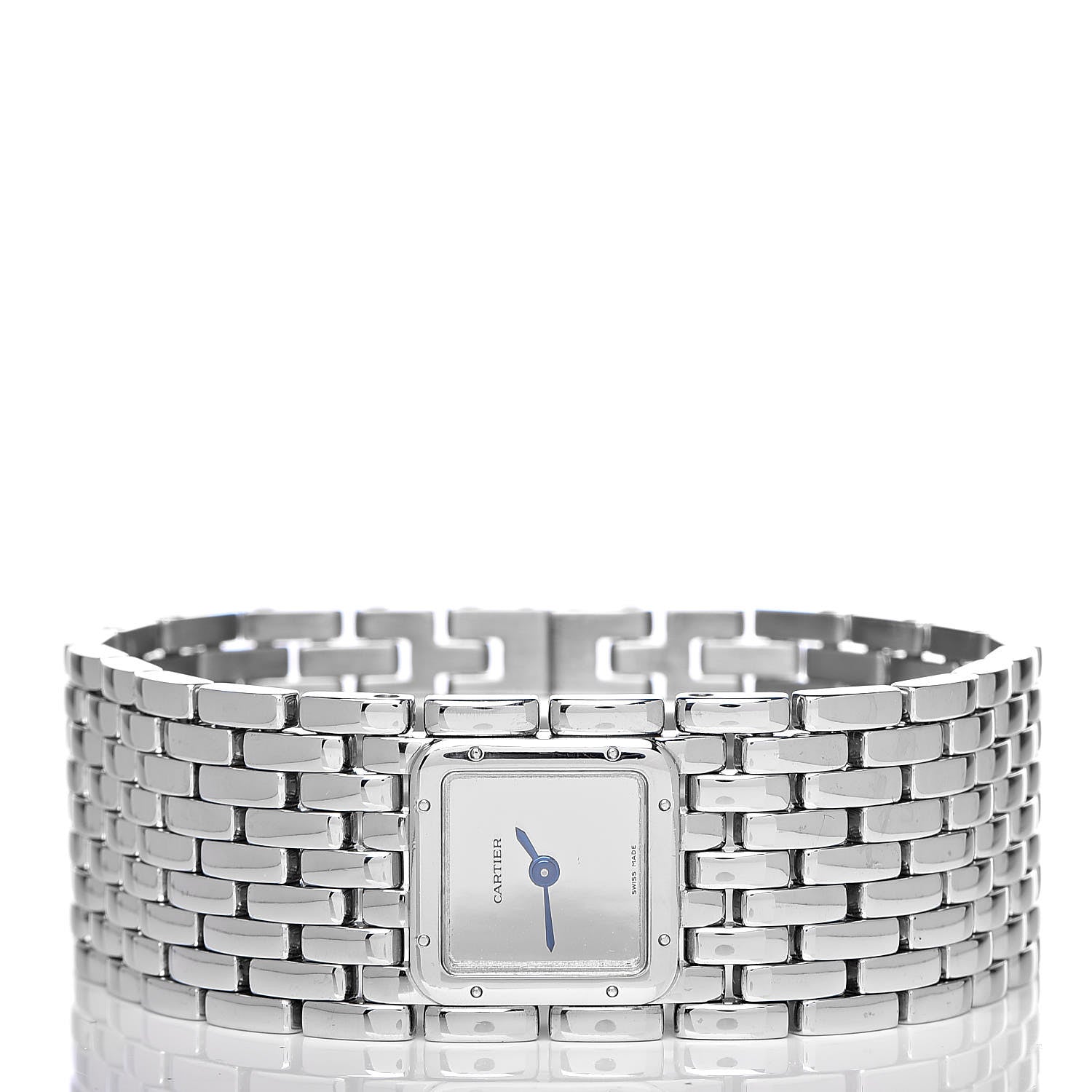 Cartier Stainless Steel 21mm Panthere Ruban Quartz Watch 3 of 8