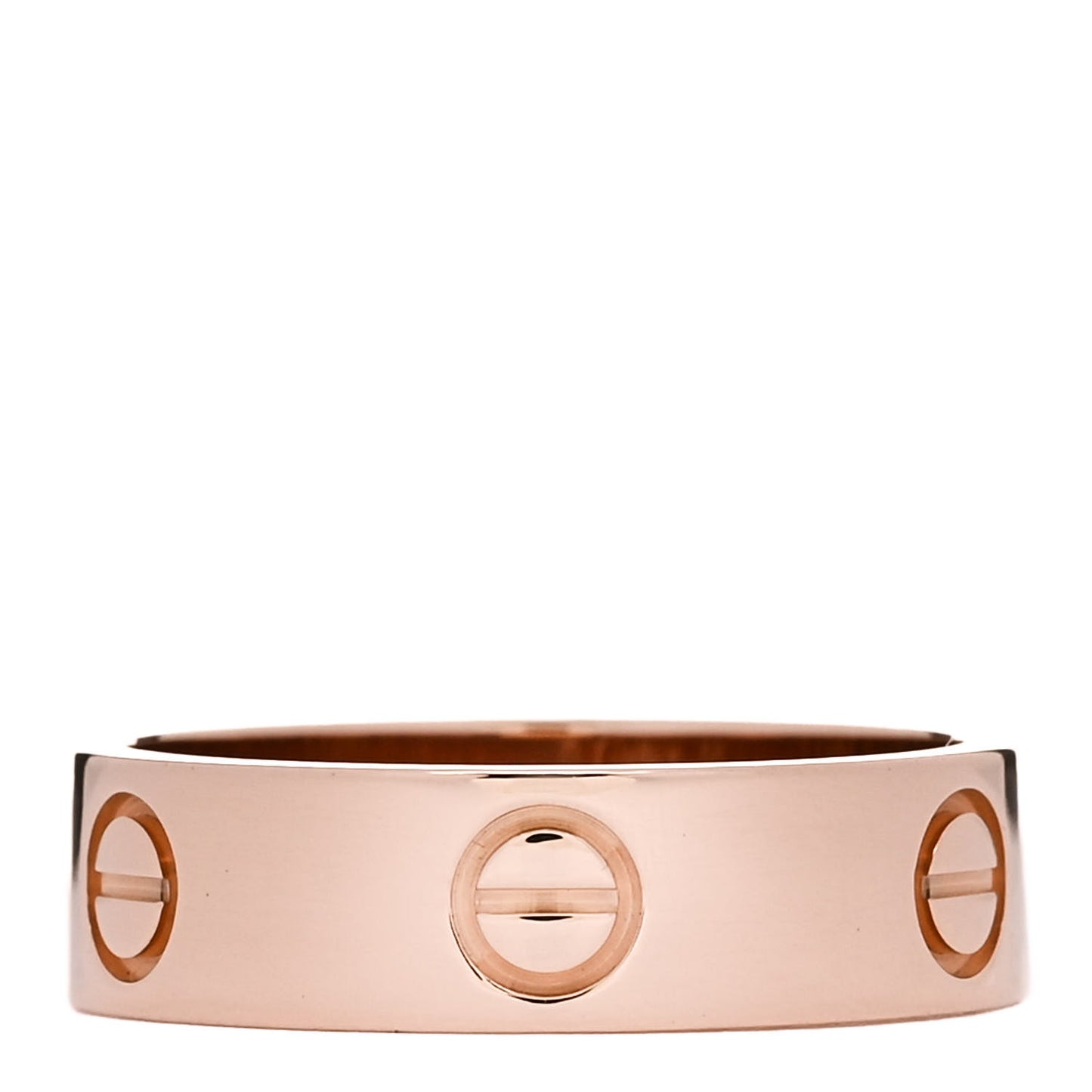 18K Pink Gold 5.5mm LOVE Ring 56 7.75