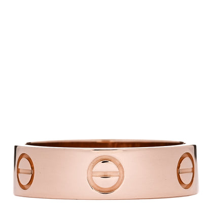 Cartier 18K Pink Gold 5.5mm LOVE Ring 56 7.75 3 of 4