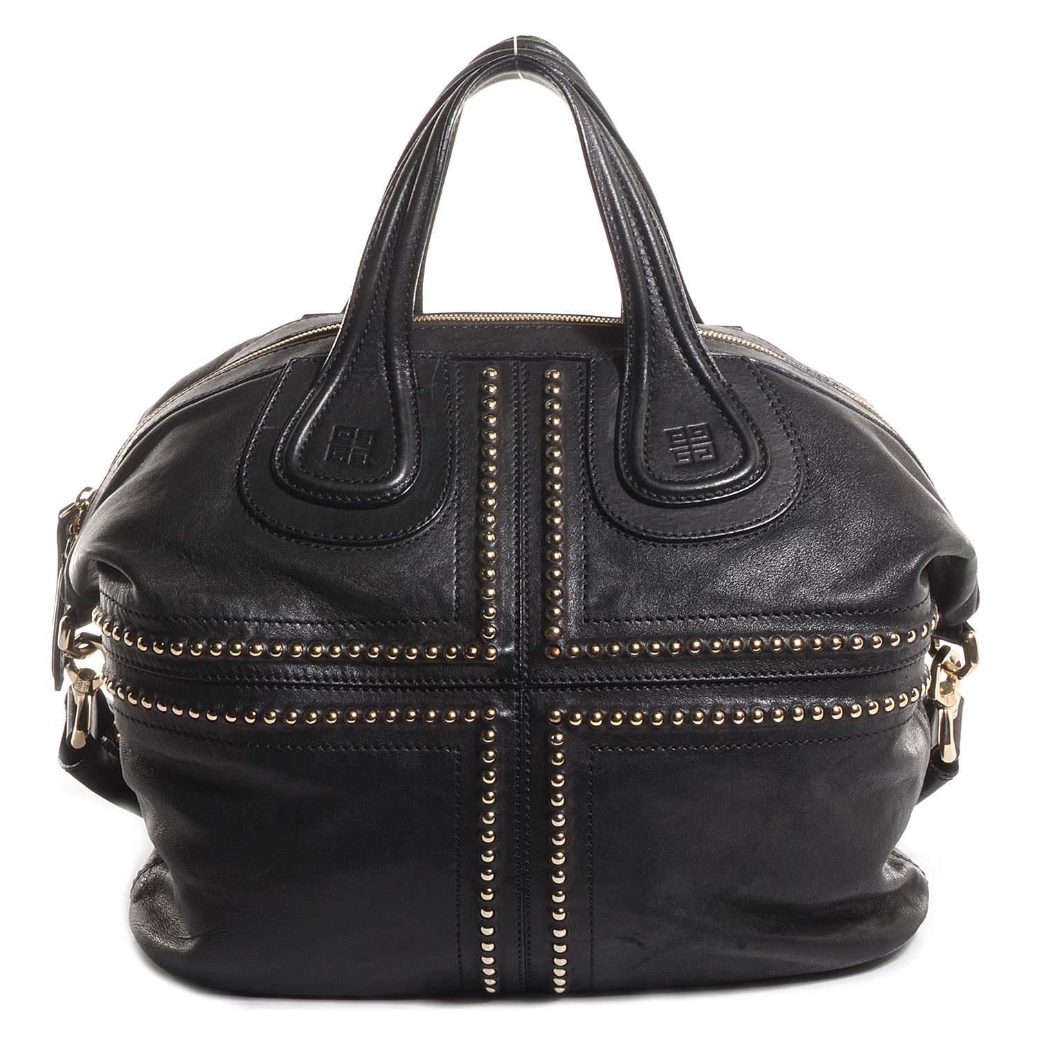 Givenchy Lambskin Studded Medium Nightingale Black 1 of 8