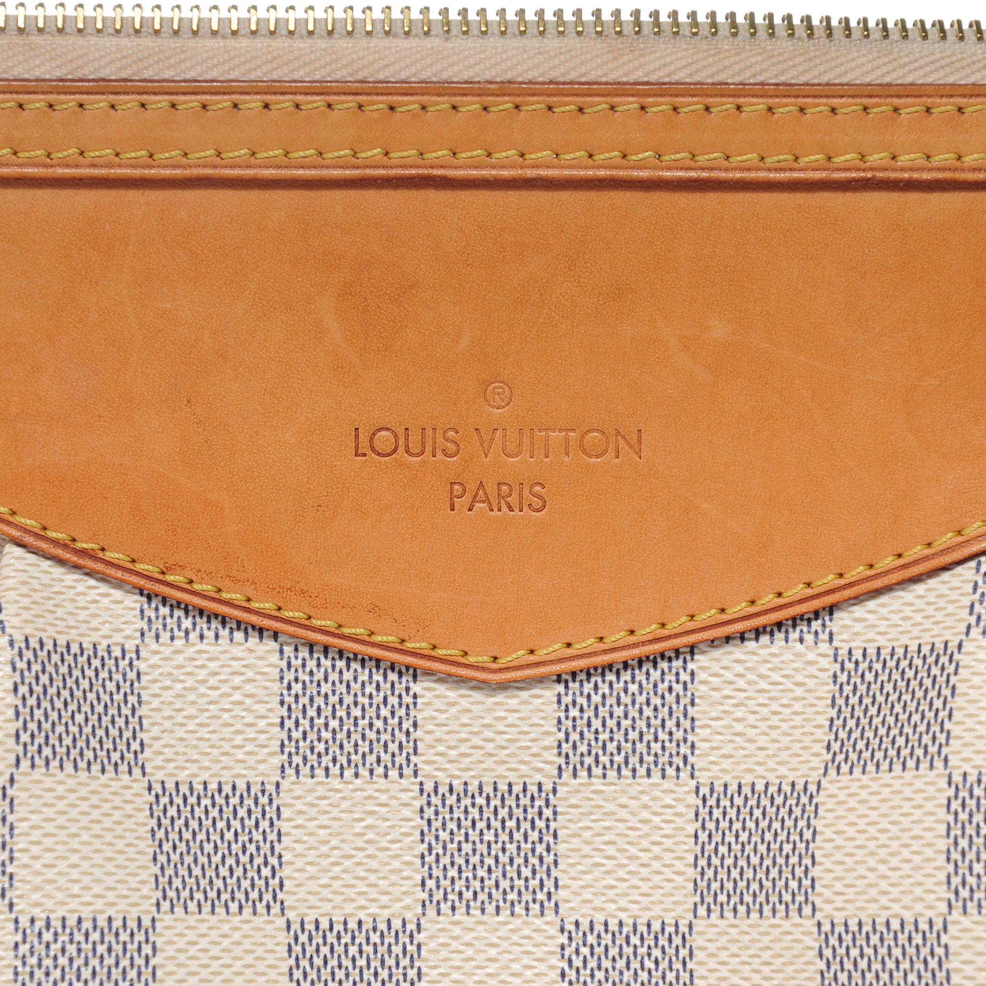 Louis Vuitton Damier Azur Siracusa MM 6 of 8