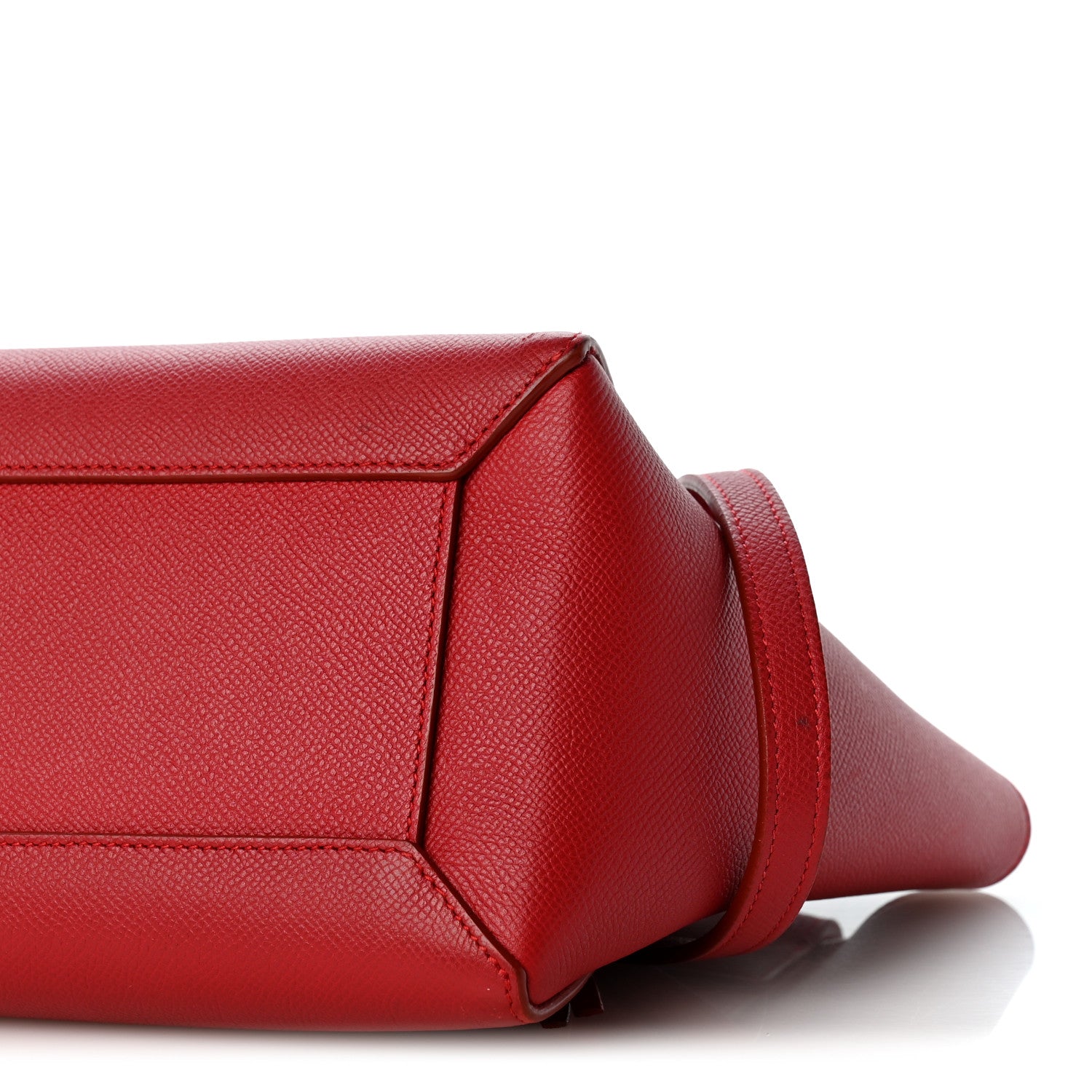 Celine Baby Grained Calfskin Micro Belt Bag Coquelicot 9 of 11