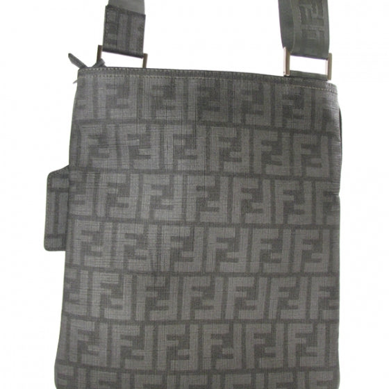 Fendi Zucca Spalmati Messenger Bag Grey 5 of 13