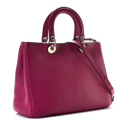 Christian Dior Calfskin Medium Diorissimo Bag Toxic Purple 6 of 14