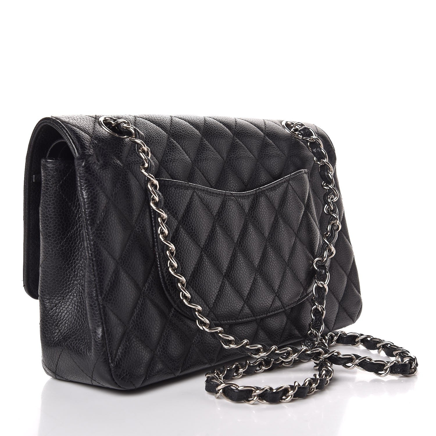 Chanel Caviar Quilted Medium Double Flap Black 3 of 10