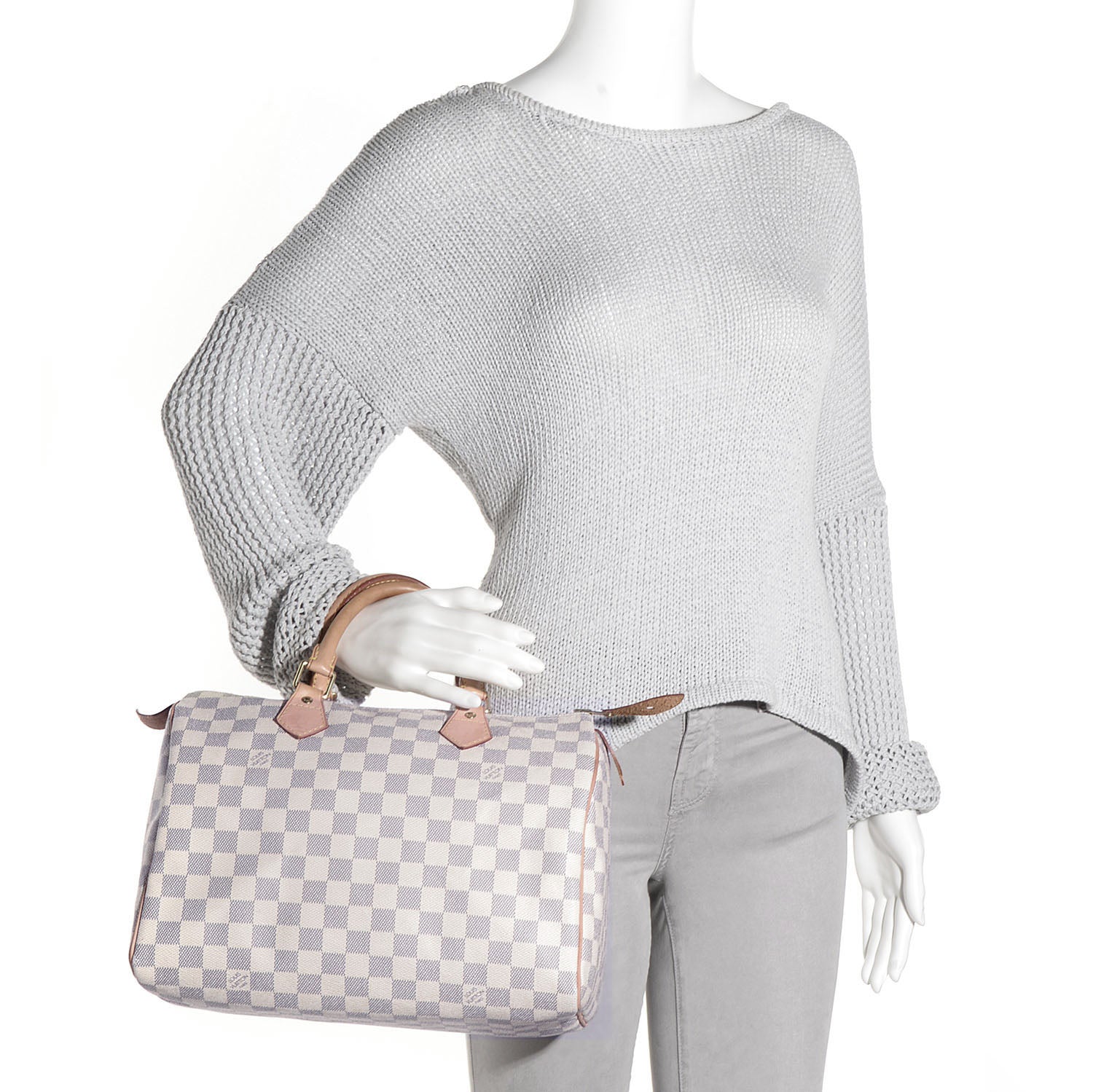 Louis Vuitton Damier Azur Speedy 30 2 of 7