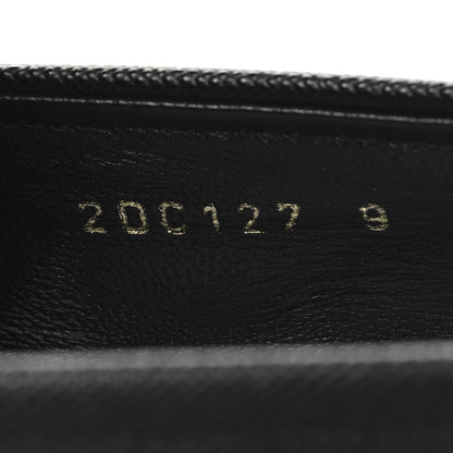 Prada Saffiano Mens Penny Loafers 9 Black 7 of 10