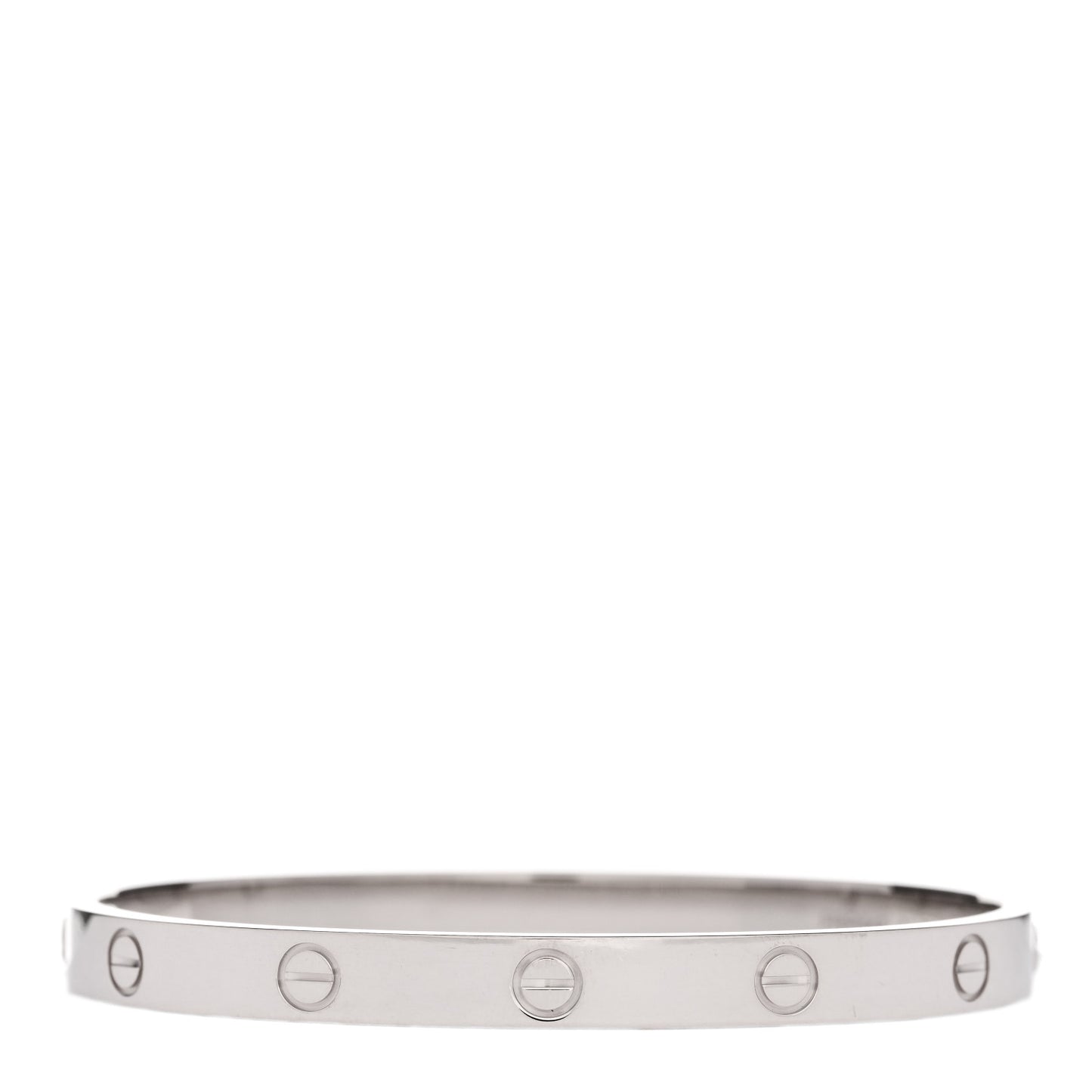18K White Gold LOVE Bracelet 18