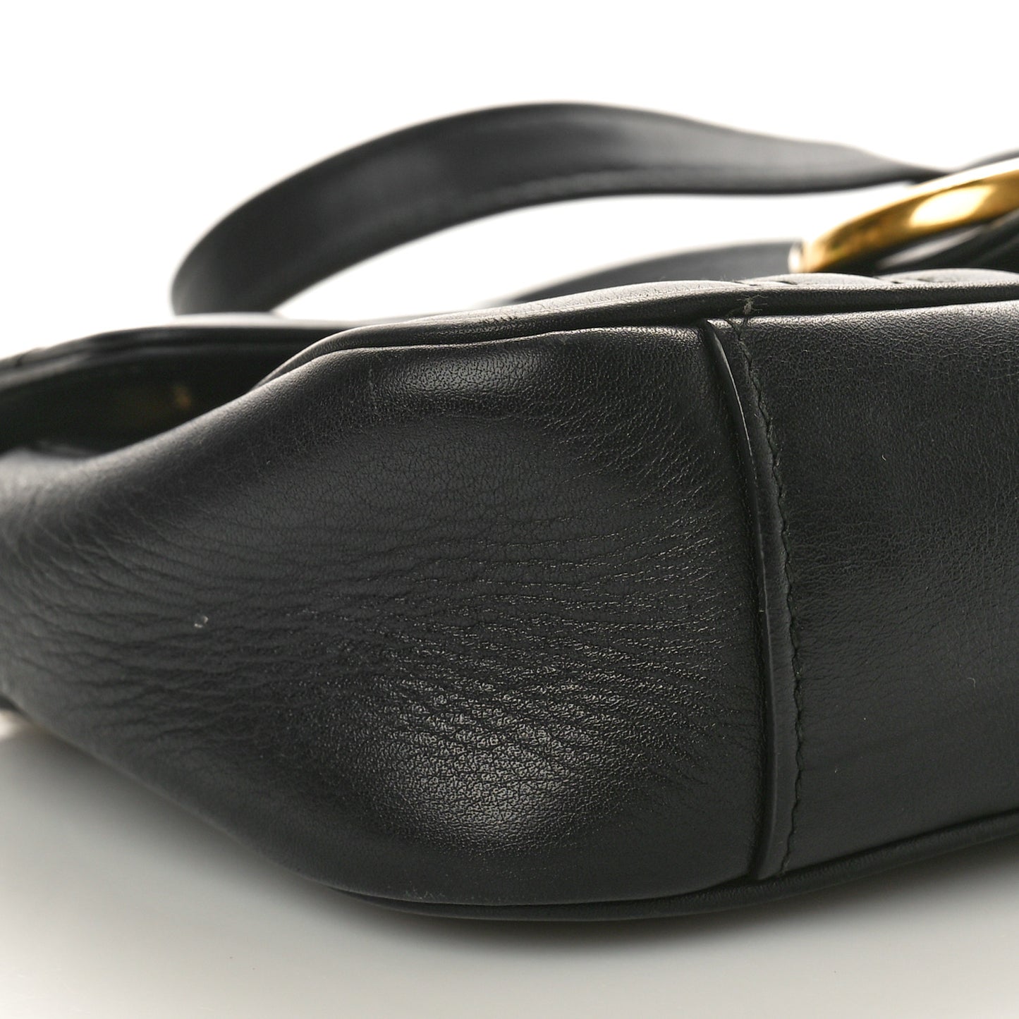 Calfskin Matelasse Mini GG Marmont Shoulder Bag Black