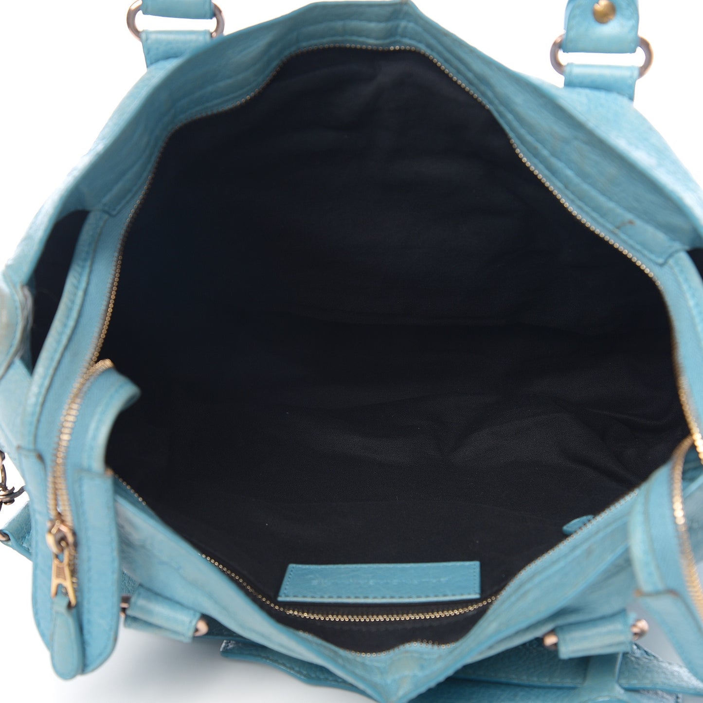 Agneau Giant 21 Gold Hardware City Bleu Indigo