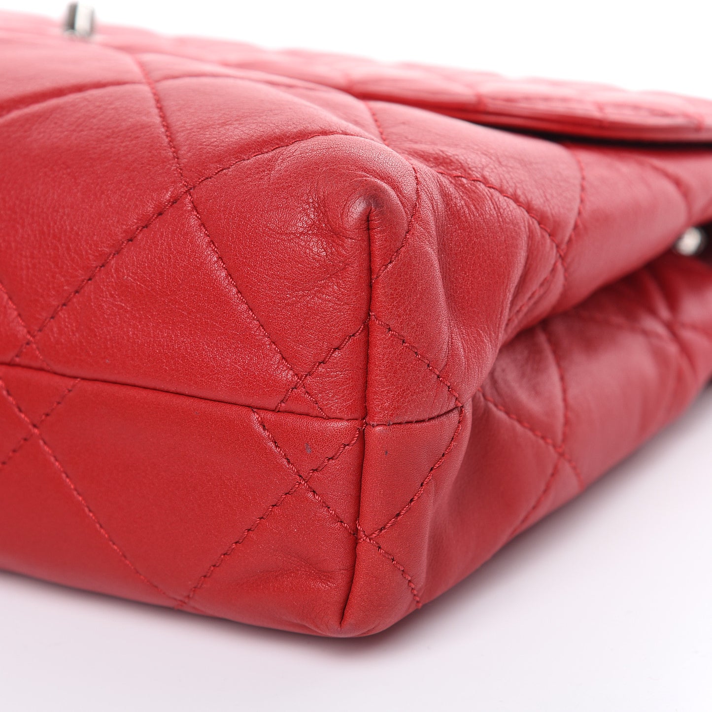 Calfskin Quilted In The Business Flap Red