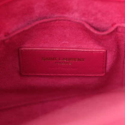 Saint Laurent Calfskin Nano Sac De Jour Lipstick Fuchsia 6 of 10