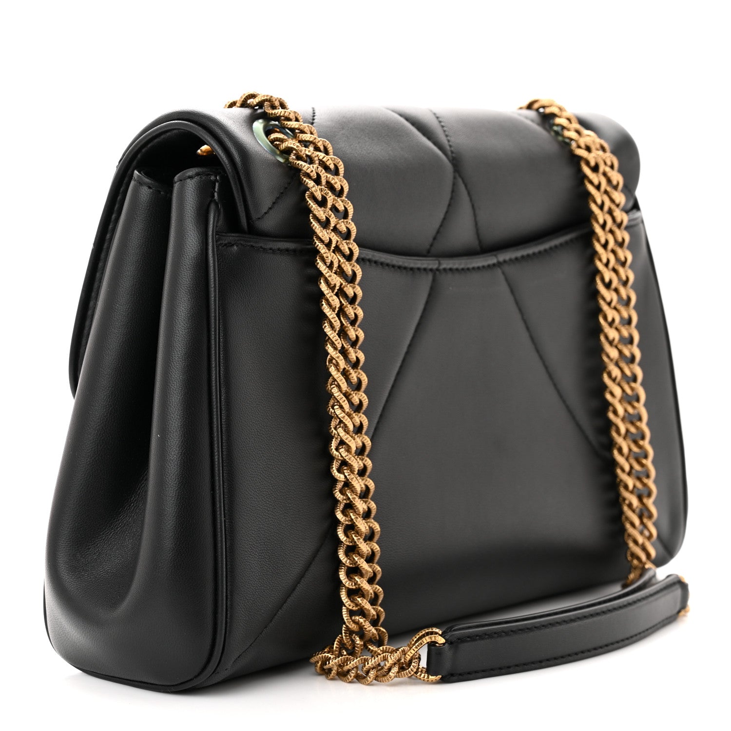 Dolce & Gabbana Nappa Quilted Devotion Bag Black 3 of 10