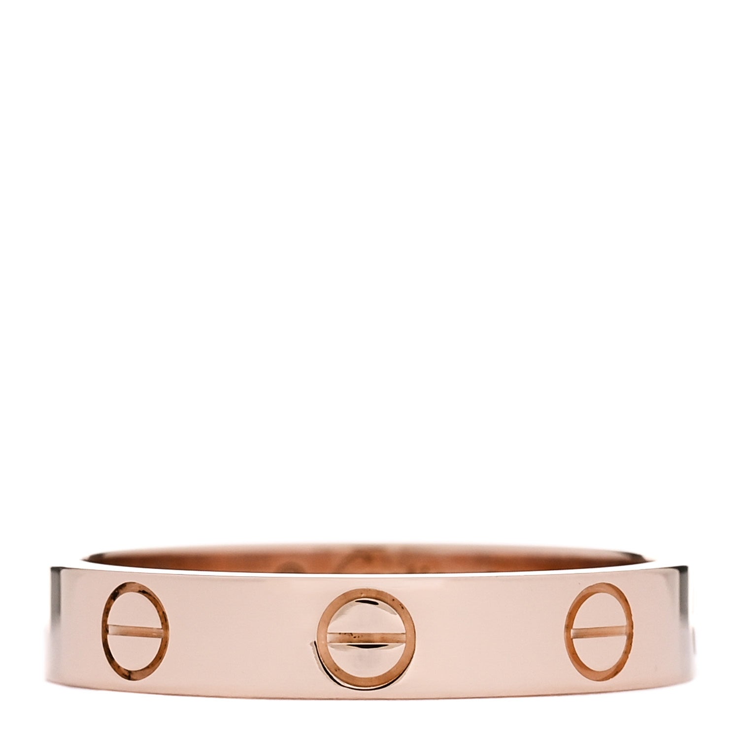Cartier 18K Pink Gold 3.5mm LOVE Wedding Band Ring 54 6.75 1 of 4