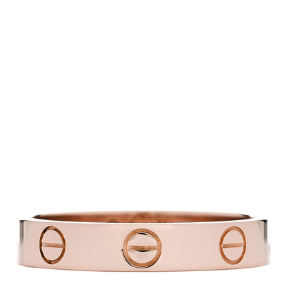 Cartier 18K Pink Gold 3.5mm LOVE Wedding Band Ring 54 6.75 1 of 4
