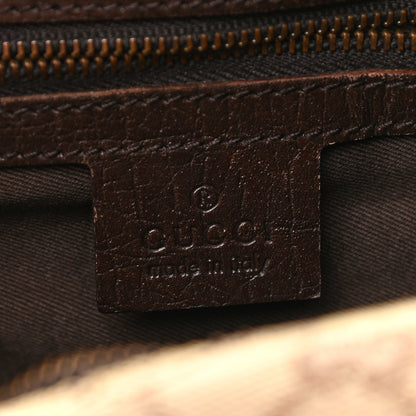 Gucci Monogram Medium Horsebit Chain Hobo Dark Brown 6 of 12