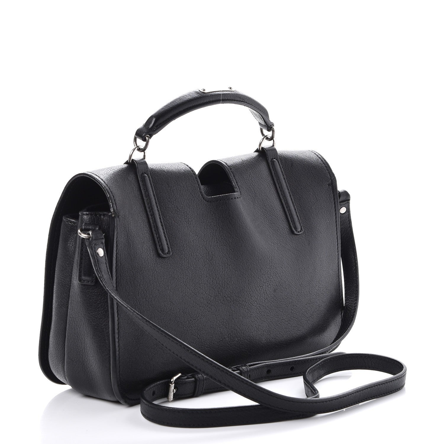 Saint Laurent Lambskin Large Charlotte Messenger Bag Black 3 of 10