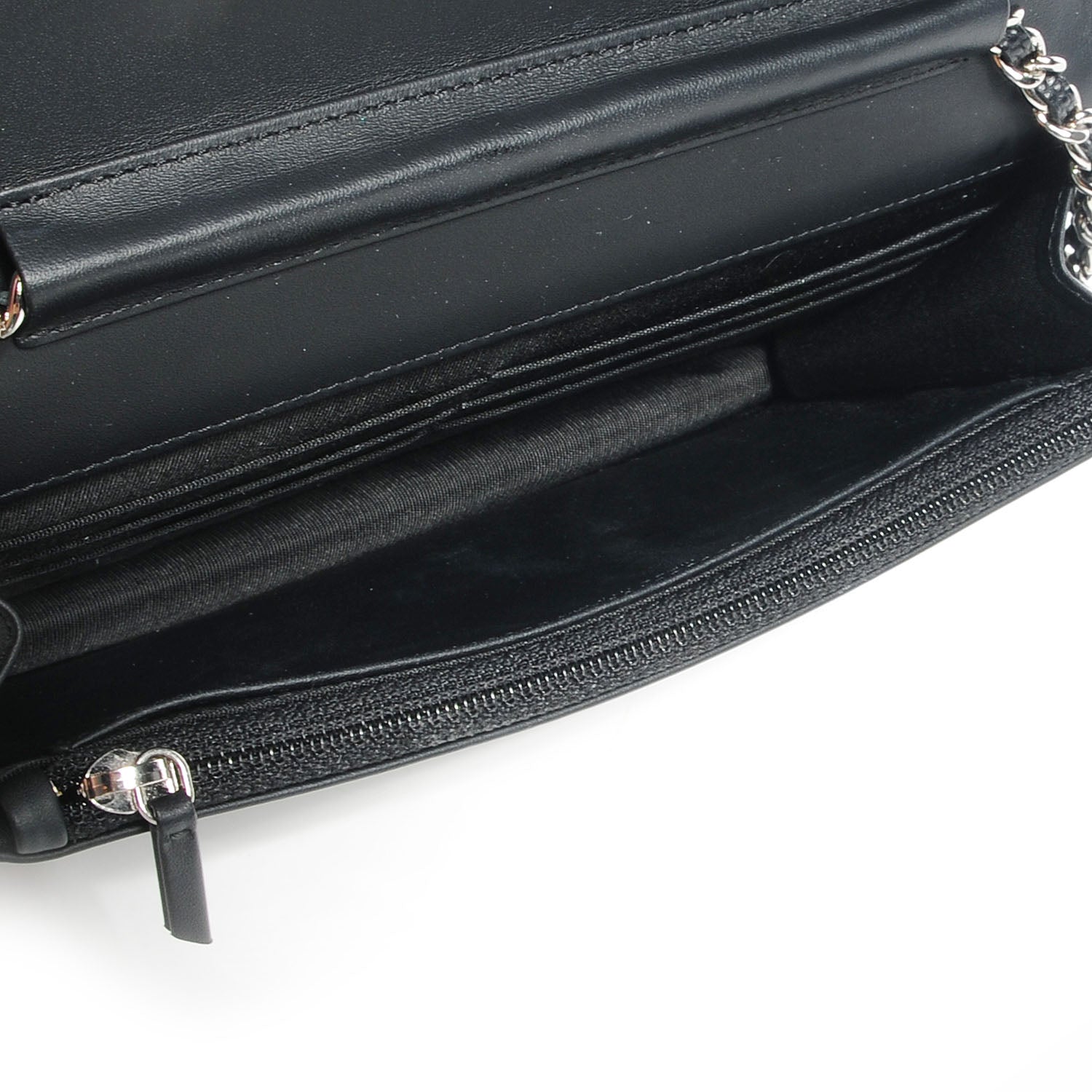 Chanel Caviar Timeless CC Wallet on Chain WOC Black 5 of 9