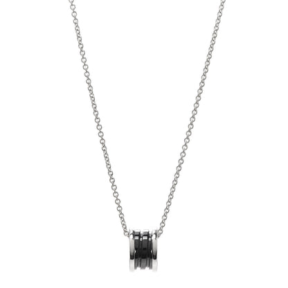 Bulgari Sterling Silver Ceramic Save The Children Pendant Necklace 1 of 7