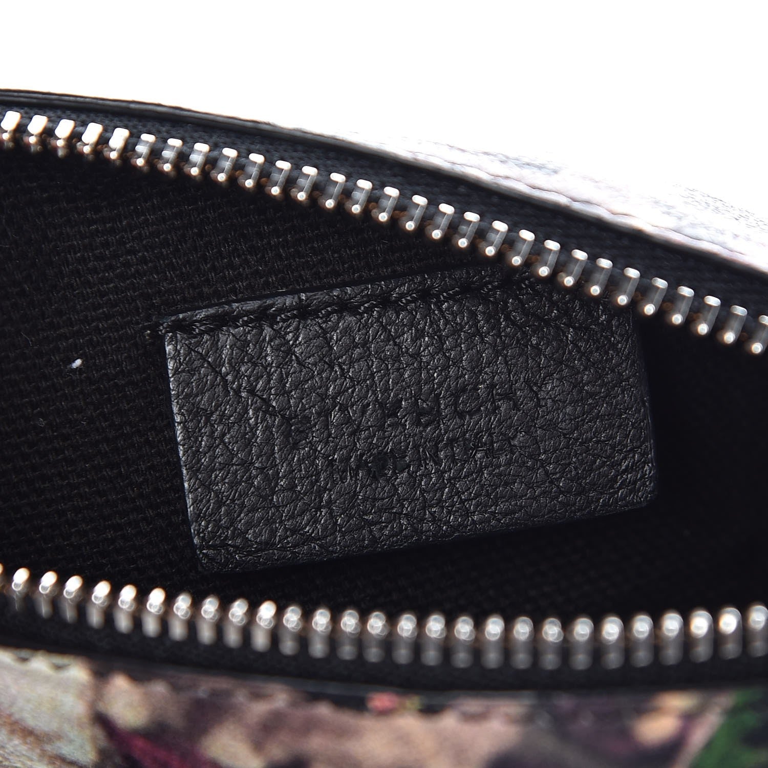 Givenchy Lambskin Roses Camouflage Print Pandora Wristlet Black 6 of 7