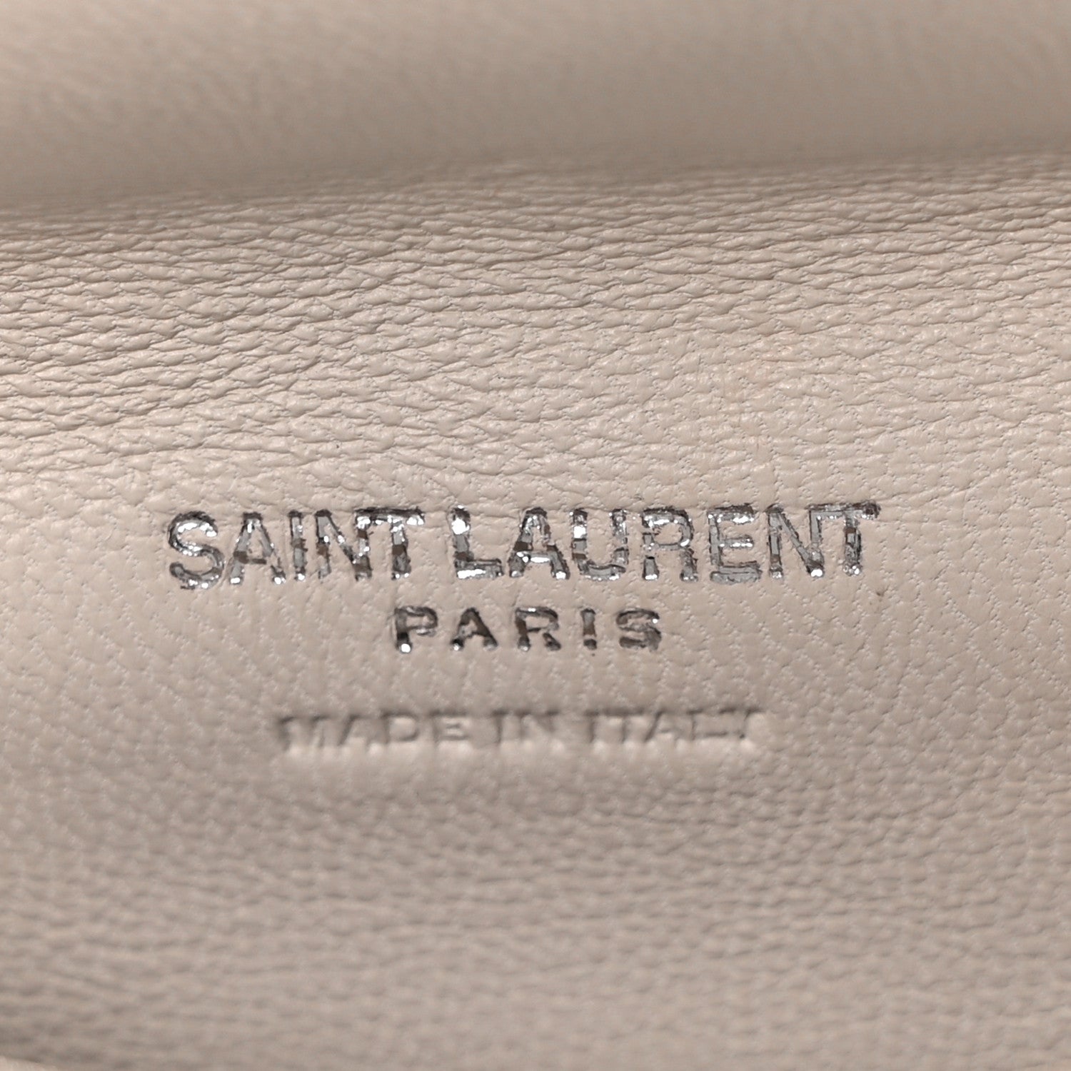 Saint Laurent Lambskin Monogram Loulou Puffer Pouch Clutch Crema Soft 7 of 9