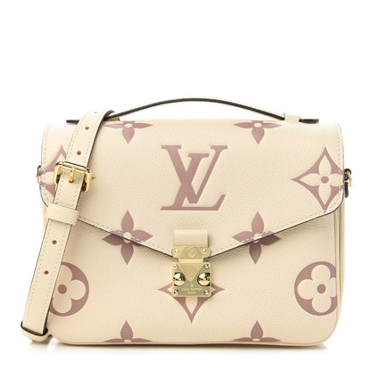 Louis Vuitton Empreinte Monogram Giant Pochette Metis Creme Bois De Rose 1 of 11