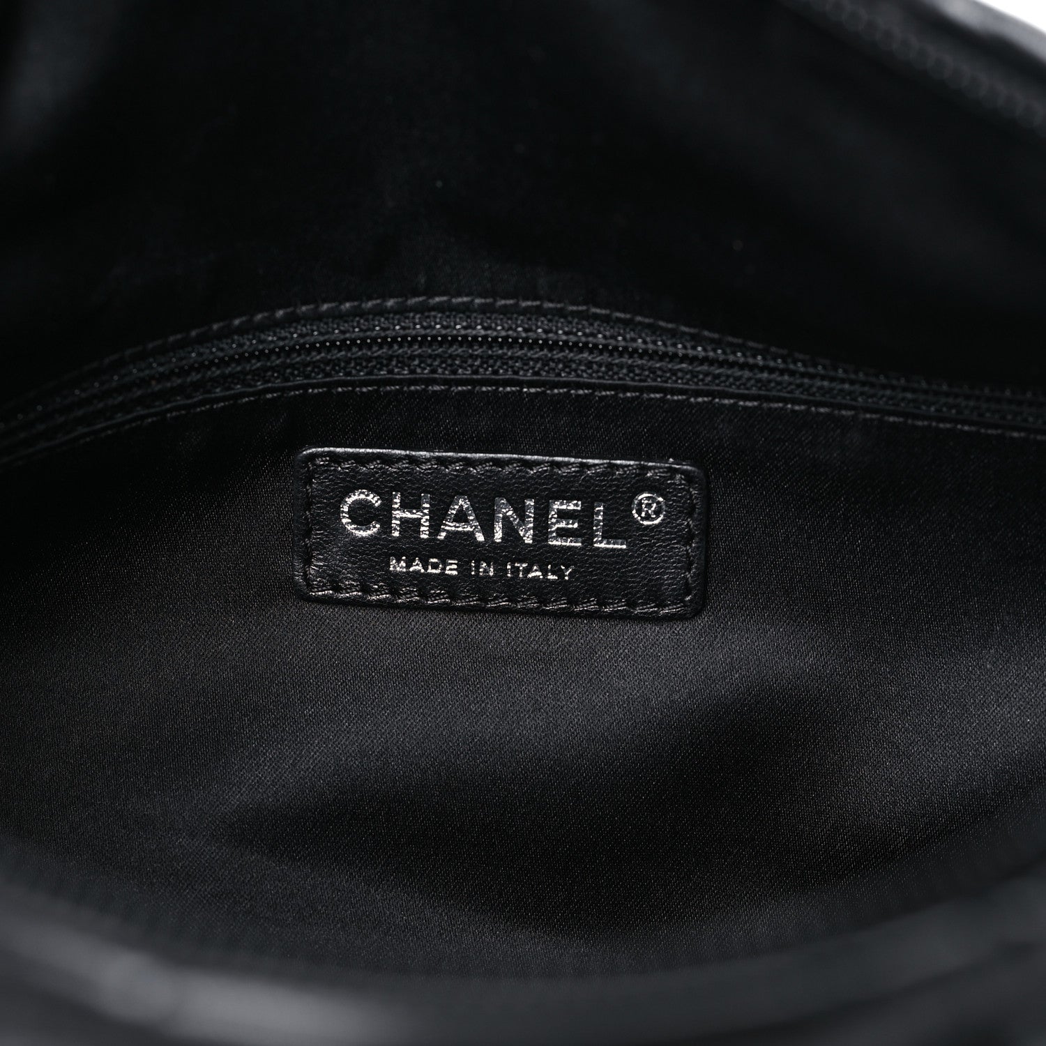 Chanel Lambskin Quilted Small Hidden Chain Shoulder Bag Black 6 of 10