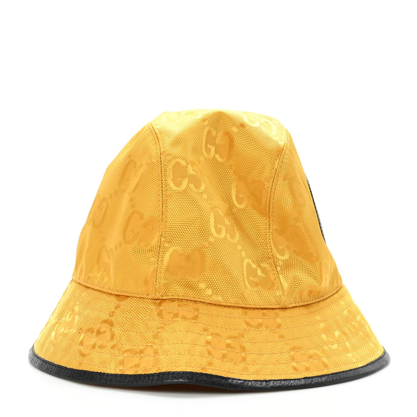 Econyl Nylon Monogram Off The Grid Bucket Hat L Crop Black
