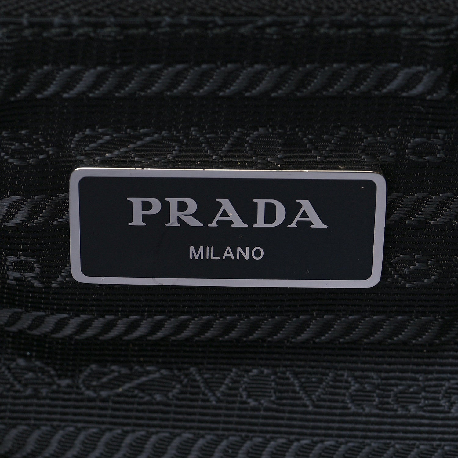 Prada Nylon Tessuto Impuntu Quilted Shoulder Bag Black 6 of 7
