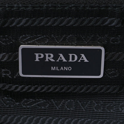 Prada Nylon Tessuto Impuntu Quilted Shoulder Bag Black 6 of 7