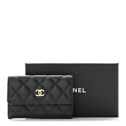 Chanel Caviar Quilted Flap Card Holder Black 11 of 11