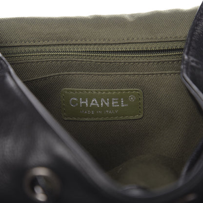 Chanel Grained Calfskin Stitched Pocket Backpack Black 5 of 9