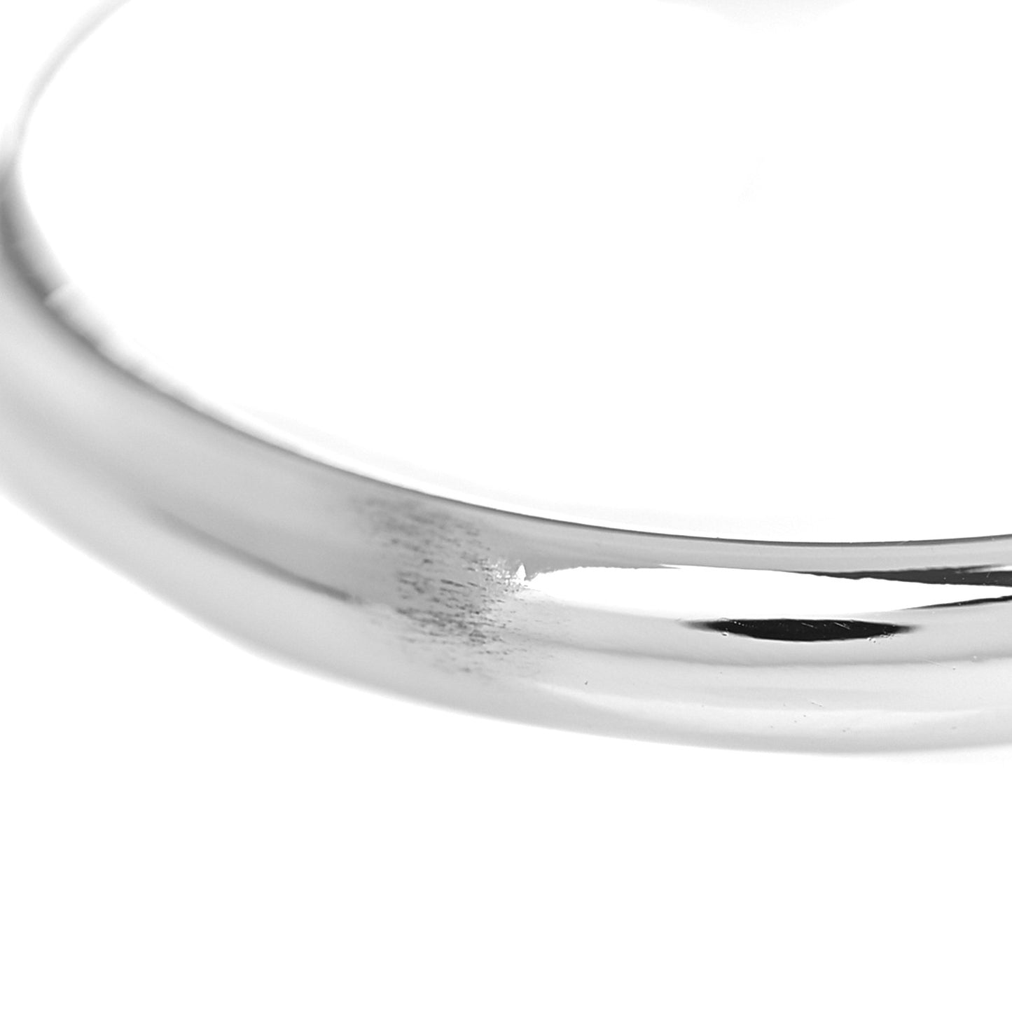 Platinum 2.5mm 1895 Wedding Band Ring 55 7.25