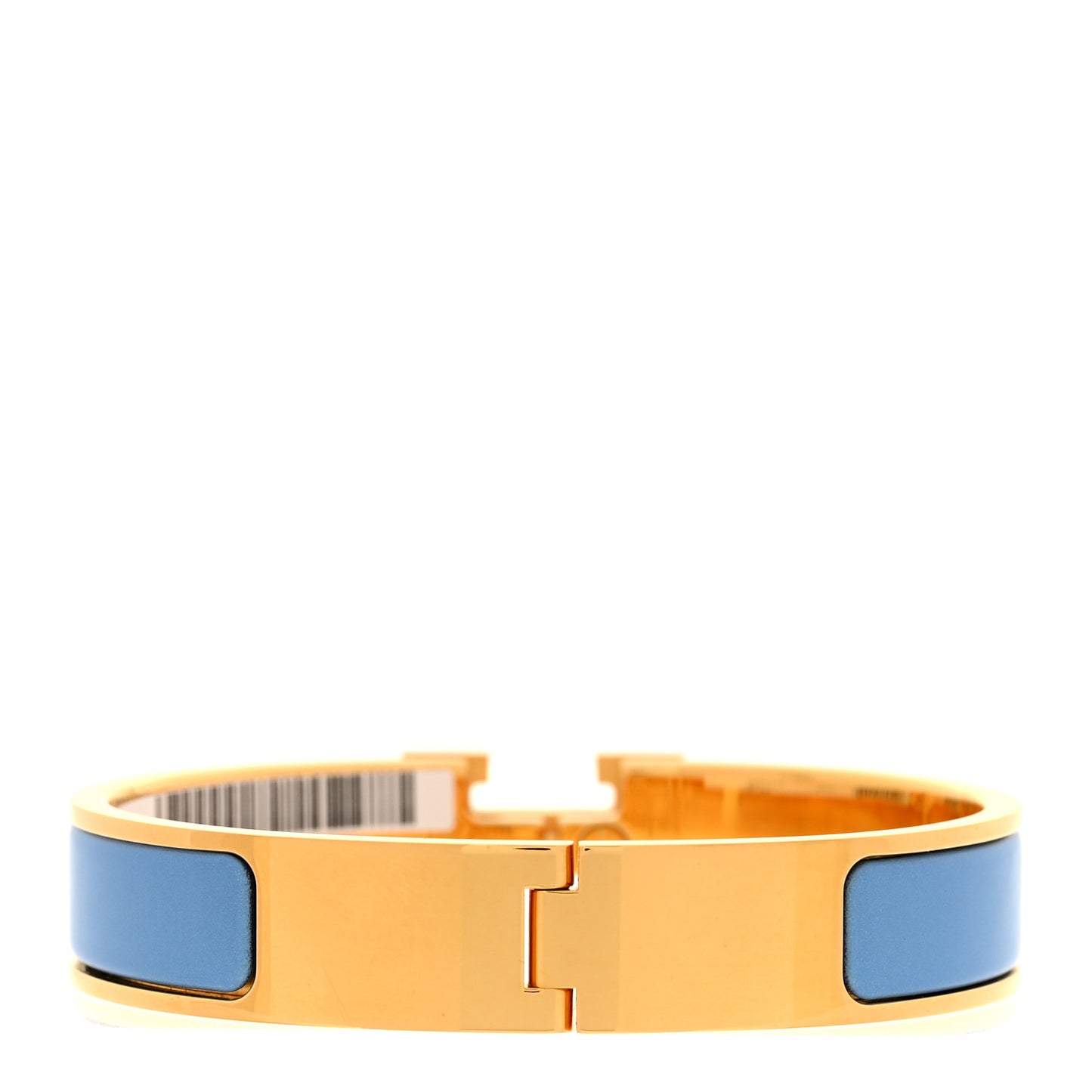 Enamel Narrow Clic Clac H Bracelet PM Bleu Orage