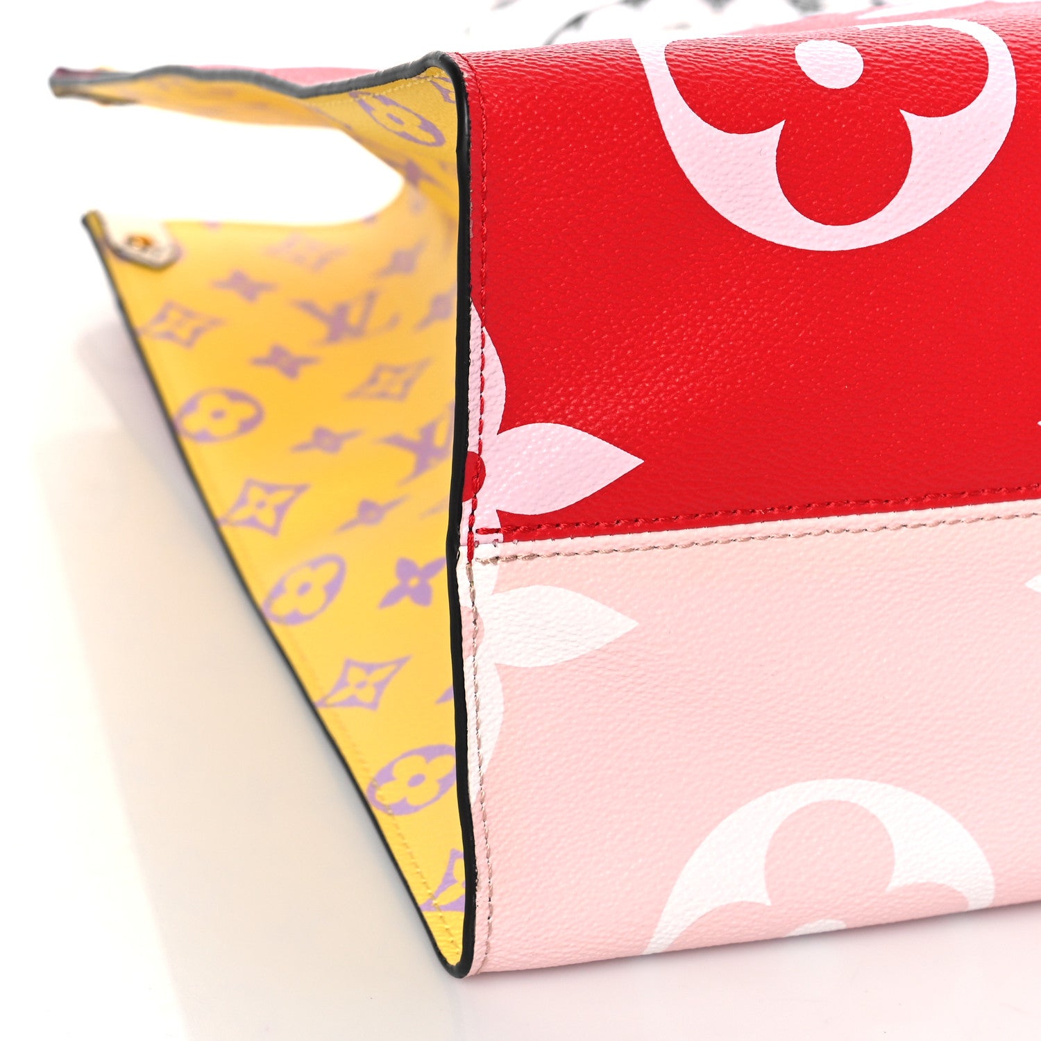 Louis Vuitton Monogram Giant Onthego GM Rouge Rose 7 of 8