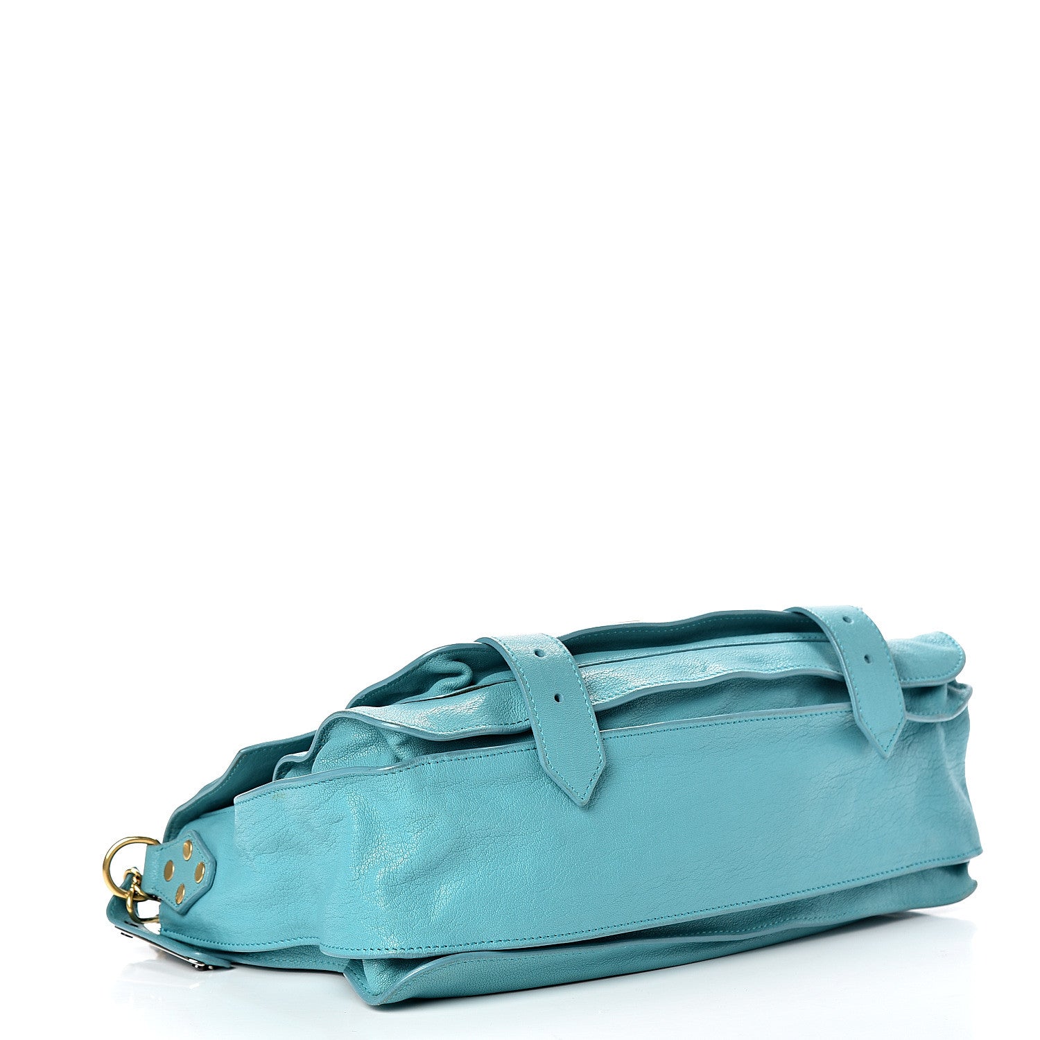 Proenza Schouler Lambskin Medium PS1 Satchel Lagoon 3 of 19