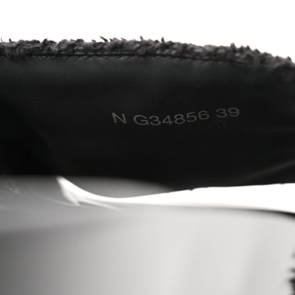 Chanel PVC Fabric CC Flat Slide Sandals 39 Black 8 of 8