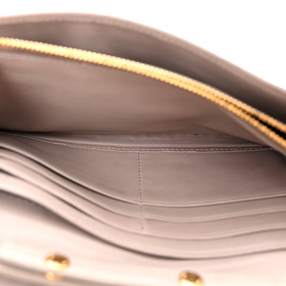 Miu Miu Nappa Matelasse Wallet On Chain Pomice 5 of 12