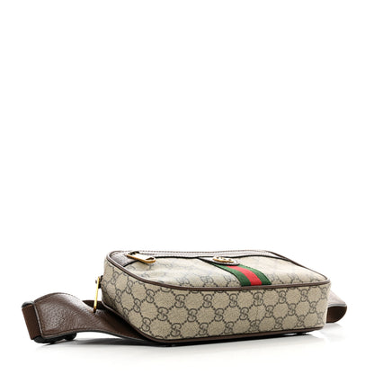 Gucci Soft GG Supreme Monogram Medium Ophidia Belt Bag Dark Brown 4 of 10